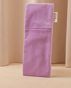 La Pochette "Grande Brosse" Rose Lilas