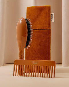 La Pochette "Grande Brosse" Terracotta
