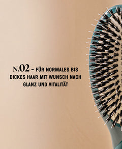 N.02 La Brosse Démêlante & Soin l'Indispensable Bleu Encre
