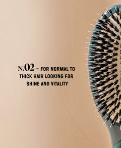 N.02 La Brosse Démêlante & Soin l'Indispensable Bleu Encre