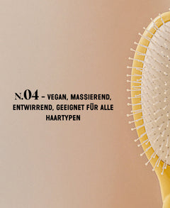 N.04 La Brosse Démêlante & Massante La Miracle Jaune Safran