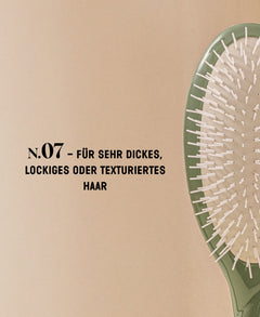 N.07 La Brosse Démêlante & Stimulante l'Intense Vert Amande
