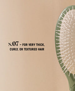 N.07 La Brosse Démêlante & Stimulante l'Intense Vert Amande