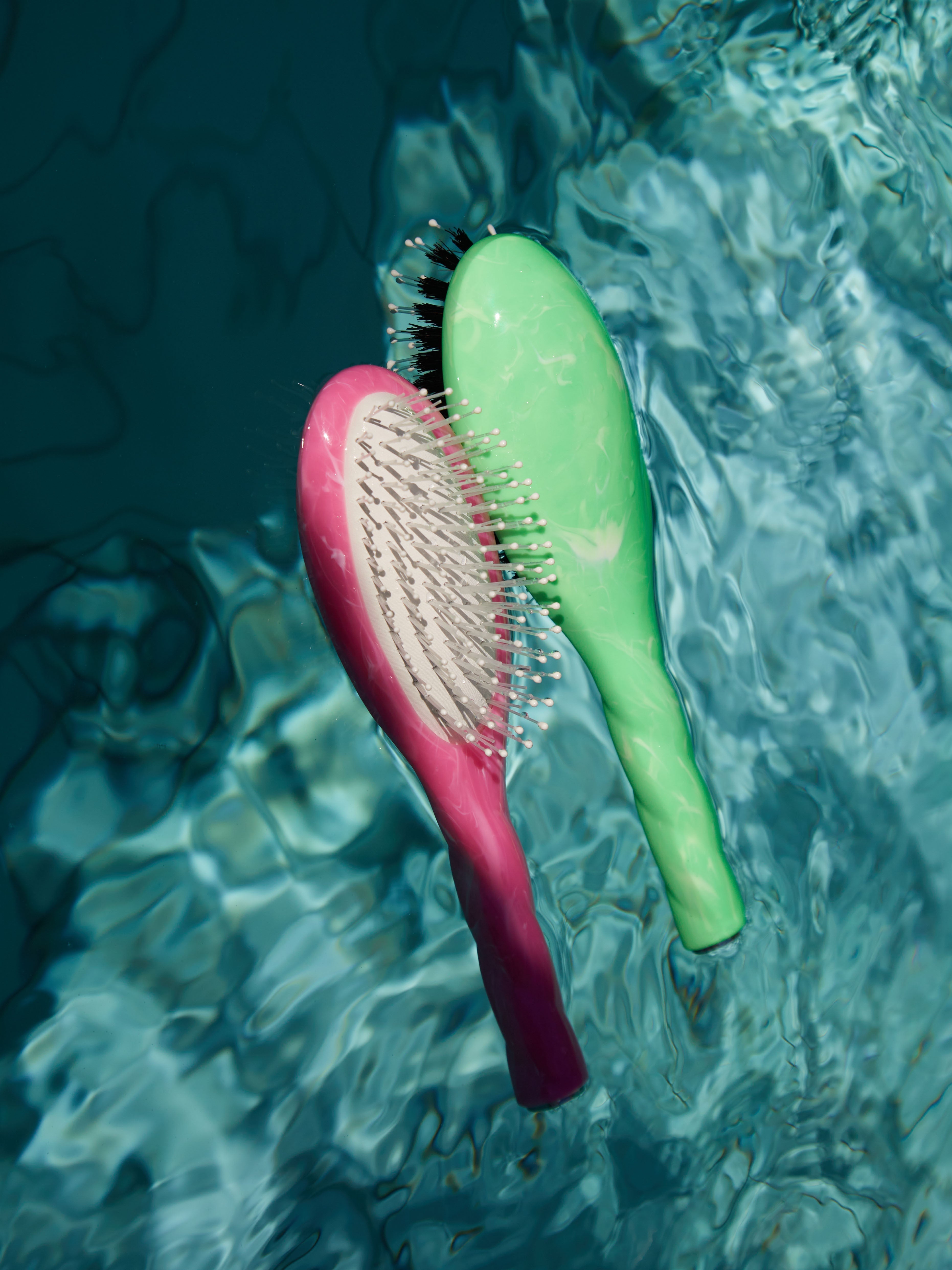 Roseanna x La Bonne Brosse N.03 La Brosse Cuir Chevelu Sensible l'Indispensable Douceur Salty Gelato Vert