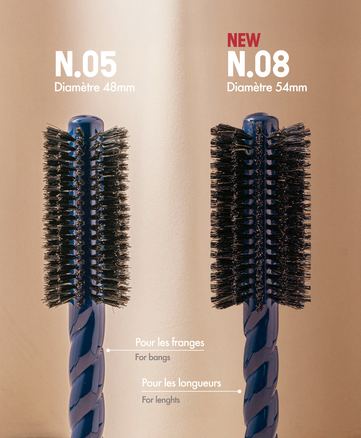 Black Édition N.08 La Brosse Ronde Longueur & Mouvement