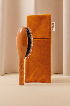 La Pochette "Grande Brosse" Terracotta