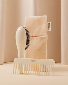 La Pochette "Petite Brosse" Blanc Crème
